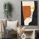 Ver imagem 1 de Quadro Decorativo Abstrato Convexo Sala Quarto Casa Escritório
