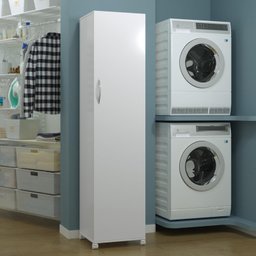 armario para vassoura e produtos de limpeza - 2