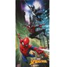 TOALHA AVELUDADA TRANSFER SPIDER MAN 70 CM X 1,40 M 70CMX1,40M, AZUL - 1