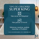 Ver imagem 7 de Colcha King Size Casa Blanca 200 Fios Bordado 100%algodao Super Luxuoso Madri:palha