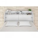 Ver imagem 4 de Cabeceira Elisa Casal Framar Box 1,38cm Branco Preto