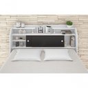 Ver imagem 7 de Cabeceira Elisa Casal Framar Box 1,38cm Branco Preto