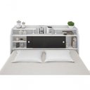 Ver mais imagens de Cabeceira Elisa Casal Framar Box 1,38cm Branco Preto