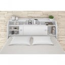 Ver imagem 2 de Cabeceira Elisa Casal Framar Box 1,38cm Branco Preto