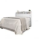 Ver imagem 6 de Cabeceira Elisa Casal Framar Box 1,38cm Branco Preto