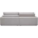 Ver imagem 6 de Sofá Retrátil Reclinável para Sala de Estar Living 210cm Sevilha F04 Veludo Cinza