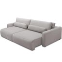 Ver imagem 6 de Sofá Retrátil Reclinável para Sala de Estar Living 210cm Sevilha F04 Veludo Cinza