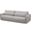 Ver imagem 5 de Sofá Retrátil Reclinável para Sala de Estar Living 210cm Sevilha F04 Veludo Cinza