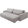 Sofá Retrátil Reclinável para Sala de Estar Living 210cm Sevilha F04 Veludo Cinza - 4