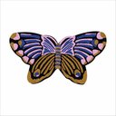 Ver imagem 2 de TAPETE DECORATIVO BORBOLETA, TAPETES NO FORMATO DIFERENTES.
