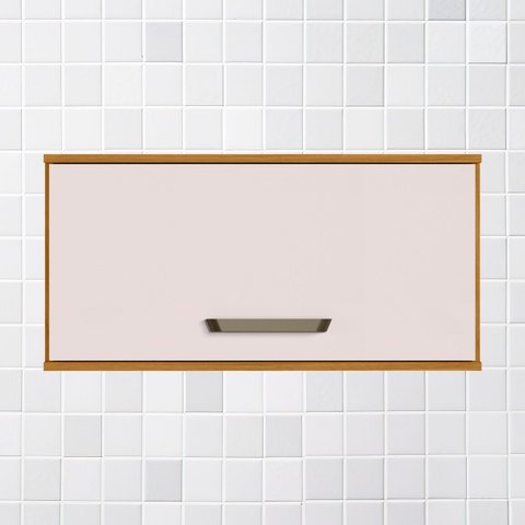 Armário Aéreo Basculante 80cm Rita Freijó/off Acetinado Z44 - Mpozenato