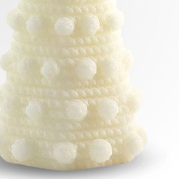 Vela Decorativa Árvore de Natal Tricô - 7