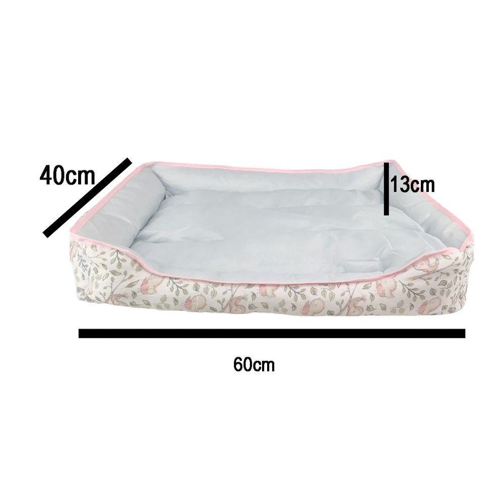 Cama Caminha Cachorro Gato Cao Pet Resistente Espaçoso Colchonete Animal de Estimaçao Aconchegante - 7