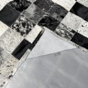 Ver imagem 3 de Tapete De Couro preto branco salino 3,00x4,00 c/b pç 10x10cm
