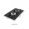 Cooktop 2 Bocas Safe Vidro Preto 27001201 - Fogatti - 5