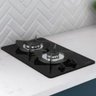 Cooktop 2 Bocas Safe Vidro Preto 27001201 - Fogatti - 1