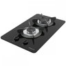 Cooktop 2 Bocas Safe Vidro Preto 27001201 - Fogatti - 2