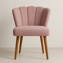 Ver imagem 1 de Cadeira Poltrona Pétala Sala Estar Penteadeira e Salão:rose