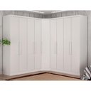 Ver imagem 1 de Guarda-roupa Em Mdf Com 9 Portas E 6 Gavetas Branco