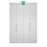 Guarda-roupa Em Mdf Com 9 Portas E 6 Gavetas Branco - 3