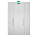 Ver imagem 3 de Guarda-roupa Em Mdf Com 9 Portas E 6 Gavetas Branco