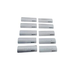 KIT COM 10 PLACAS BRAILE DO 1° AO 10° ANDAR ALUMINIO - 1