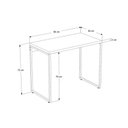 Ver imagem 5 de Mesa Para Escritório e Home Office Industrial Aspen 90 cm C01 Carvalho - Lyam Decor
