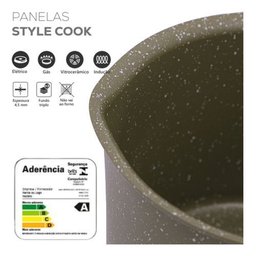 Leiteira Esmeralda 14cm Indução Alum Cerâmico 4mm Style Cook - 2