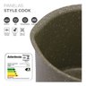 Leiteira Esmeralda 14cm Indução Alum Cerâmico 4mm Style Cook - 2
