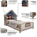 Ver imagem 2 de Cama Boiadeira 100% Mdf - Gelius