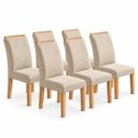 Ver imagem 3 de Conjunto 6 Cadeiras para Sala de Jantar Luisa