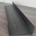 Ver imagem 5 de Suporte Porta Shampoo Prateleira para Banheiro Grafite 42cm Schmitt