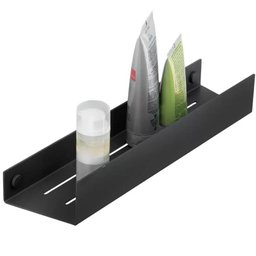 Suporte Porta Shampoo Prateleira para Banheiro Grafite 42cm Schmitt - 2