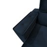 Sofá 3 Lugares Retrátil e Reclinável 230 cm Esteban - Azul - 5