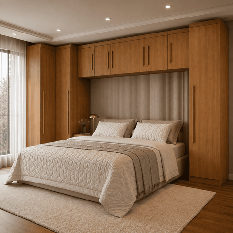 Guarda Roupa Modulado Dallas 6 Módulos 10 Portas de Bater