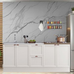 Kit de Cozinha Olívia 2 Balcões para Pia e Cooktop Poliman Móveis