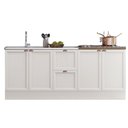 Ver imagem 2 de Kit de Cozinha Olívia 2 Balcões para Pia e Cooktop Poliman Móveis