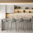 Ver mais imagens de Kit 4 Banquetas Miami Alta 101cm Várias Cores - Fratini