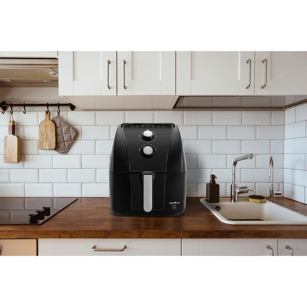 Fritadeira Air Fryer Britânia Bfr50 Redstone - 5,5l, 1500w, 127v - Fritura Saudável com Sabor - 4