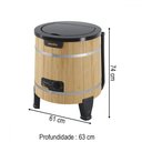 Ver imagem 4 de Máquina de Lavar Tradicional 5kg 127V Clara - Wanke