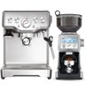 Cafeteira Express Aço Inox Breville + Moedor Cafe Elétrico Breville 220v Tramontina - 1