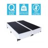 Base Cama Box Bipartido Queen Size Corino Branco 40x158x198 - 2