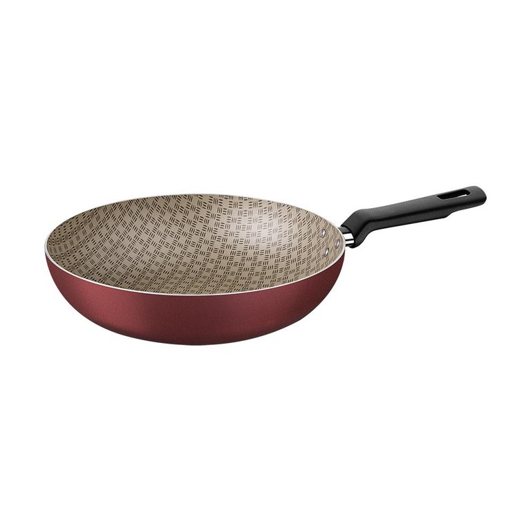 Frigideira Funda Antiaderente Vermelho 24 cm 2,2 L
