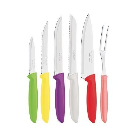 Facas e Garfo Churrasco Plenus 6 pçs Tramontina
