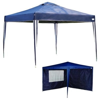 Tenda Gazebo Articulado Mor xflex 3x3 com 2 Paredes Azul | MadeiraMadeira