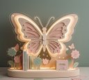 Ver imagem 1 de Prateleira Iluminada Borboleta