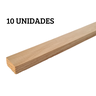 10 Ripas Sarrafos de Pinus 1x2x70cm Aplainado Artesanato - 2