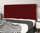 Ver imagem 3 de Cabeceira Estofada Box Solteiro Encosto para Cama Corola 94x126 Marsala