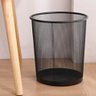 Cesto Lixeira Aramada de Metal 10l Telado Vazado Escritório Sala Consultório Decorativo Preto - 1