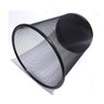 Cesto Lixeira Aramada de Metal 10l Telado Vazado Escritório Sala Consultório Decorativo Preto - 3